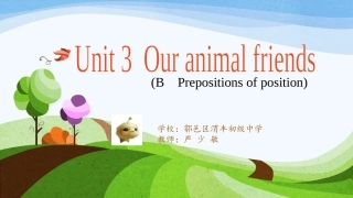 Reflexivepronouns&Prepositionsofposition