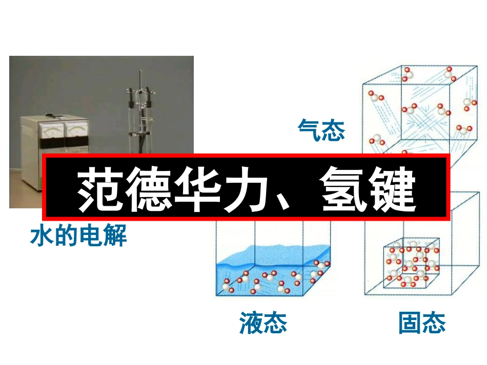第四单元分子间作用力分子晶体_第2页