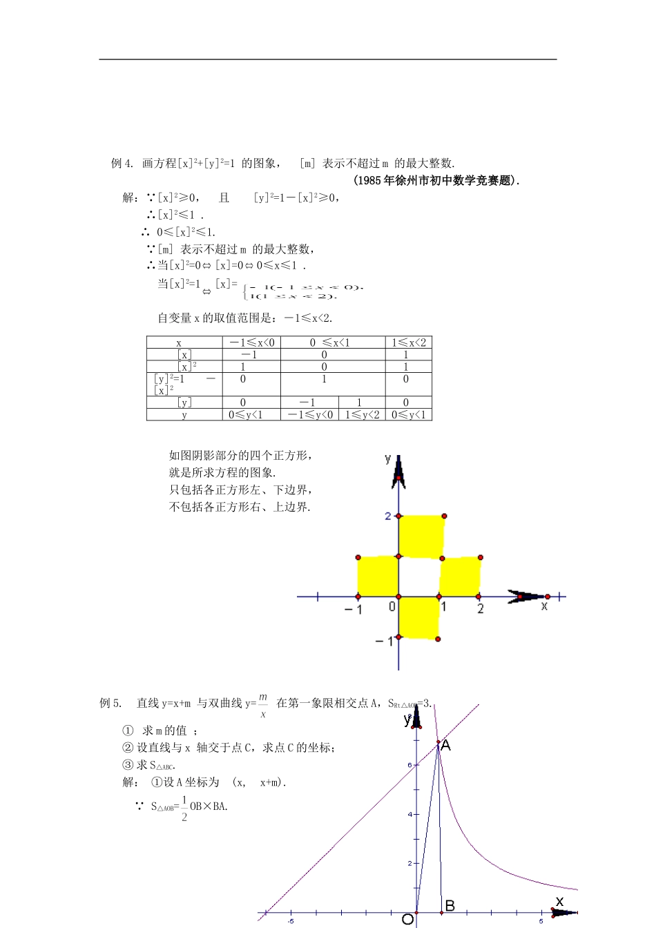 初中数学竞赛专题选讲《函数的图象》_第3页