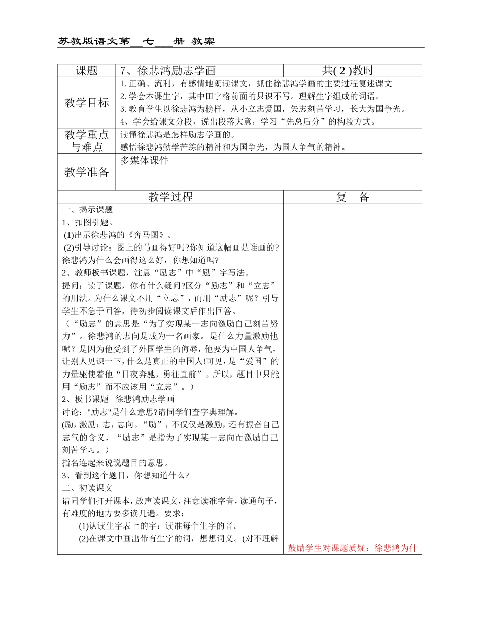 7、徐悲鸿励志学画_第1页