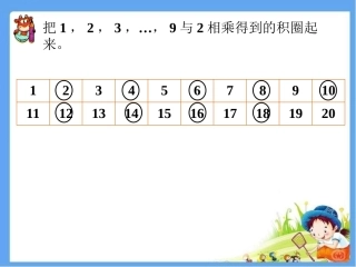 圈数-2的乘法口诀