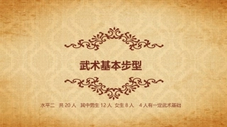 武术类运动中的“美”