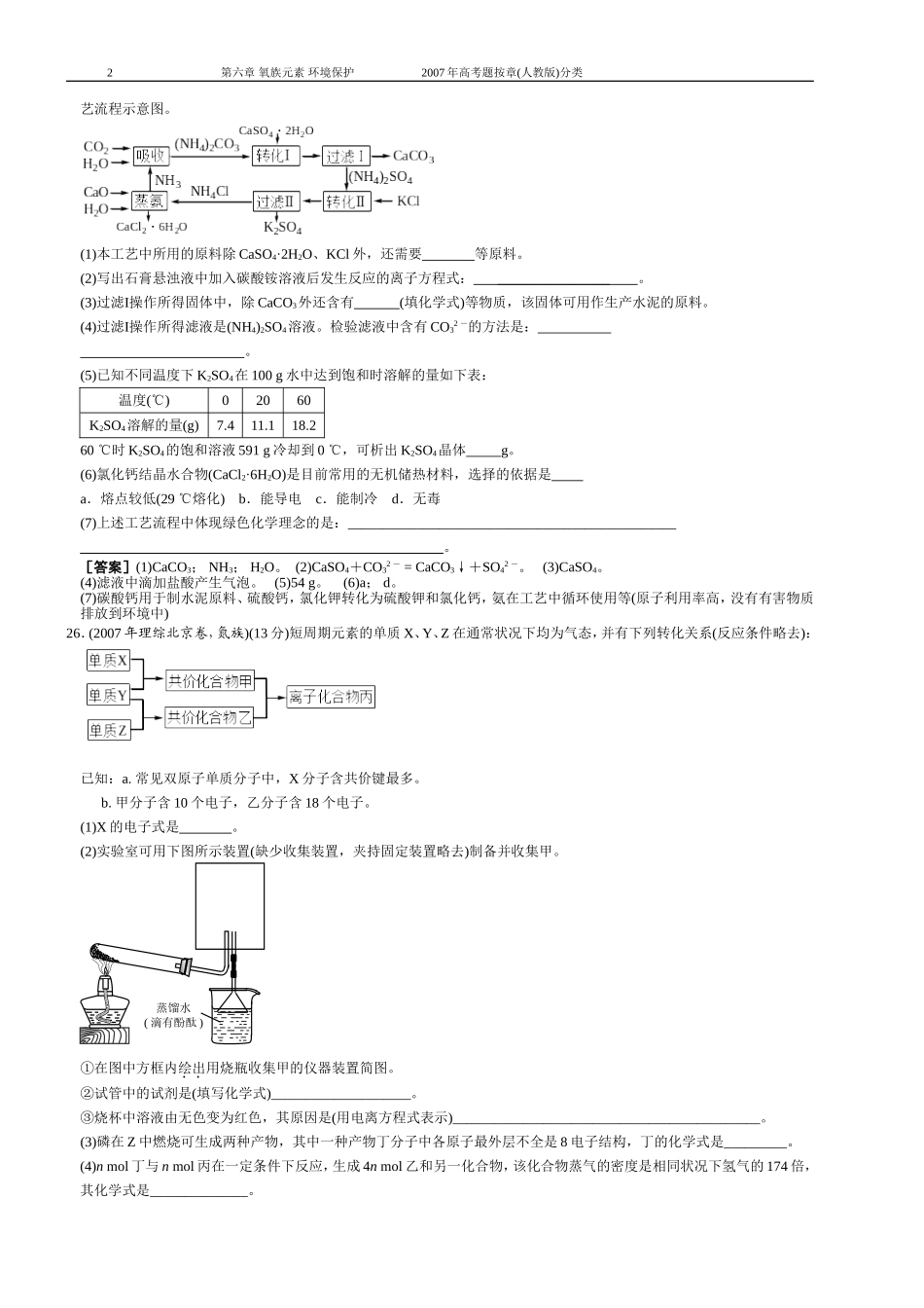 第6章 氧族元素 环境保护_第2页