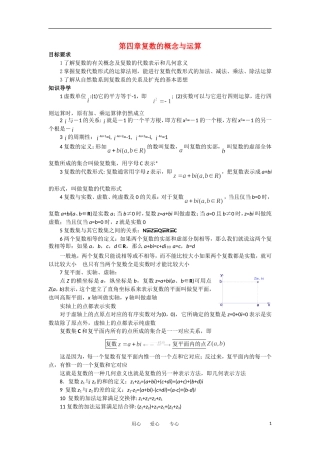 陕西省铜川市11-12学年高二数学下学期复数训练测试新人教A版选修