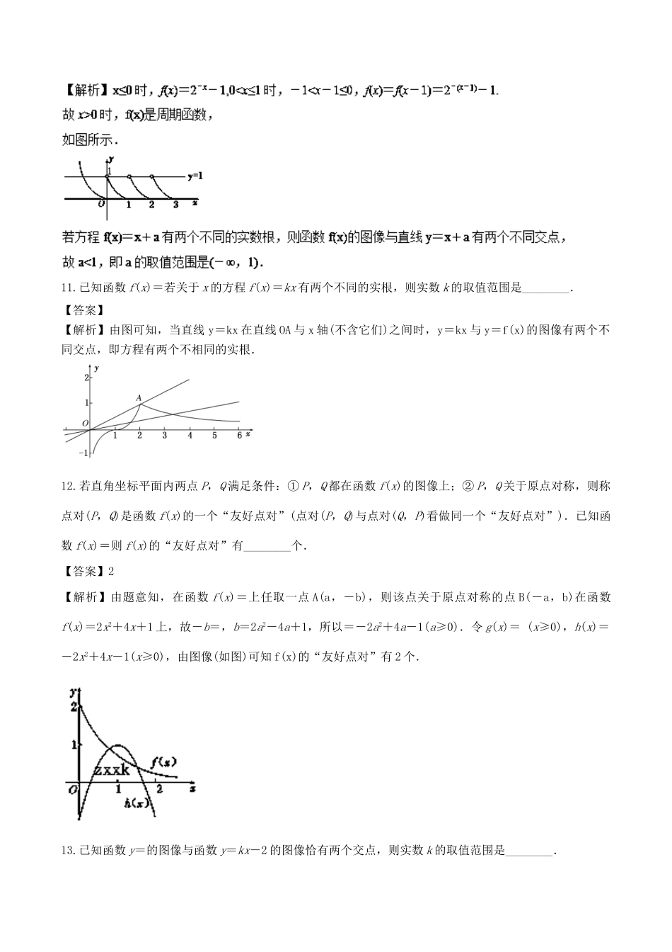 （江苏专版）高考数学一轮复习 专题2.4 函数图像（练）-人教版高三全册数学试题_第3页