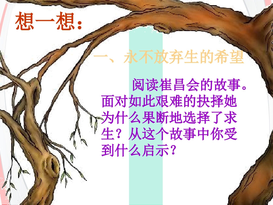 初中一年级思想品德上册第二单元-认识新自我第三课-珍爱生命第三课时课件_第2页