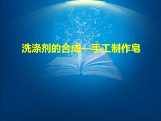 第二单元合成洗涤剂的生产