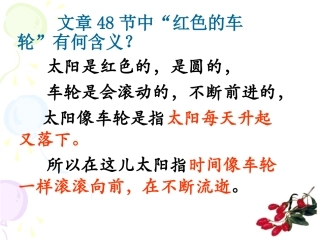 《三颗枸杞豆》语句欣赏