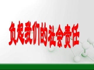 《负起我们的社会责任》课件3
