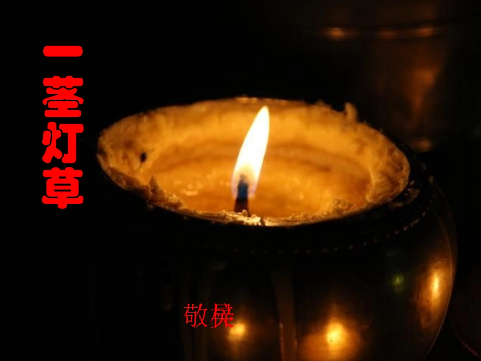 一茎灯草(吴敬梓)_第1页