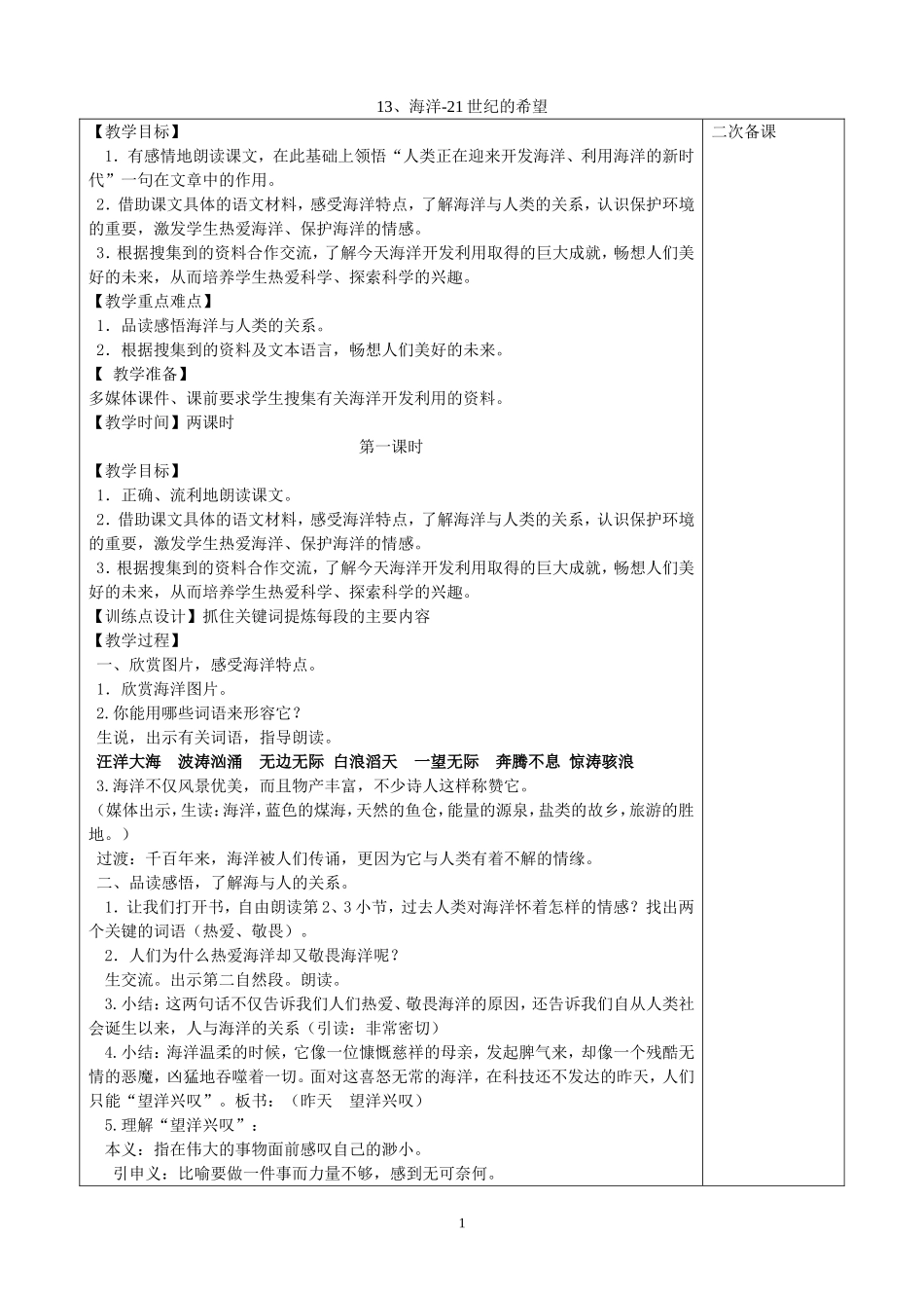 13.海洋-21世纪的希望_第1页
