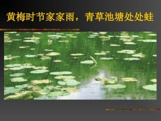 专栏：梅雨与农业