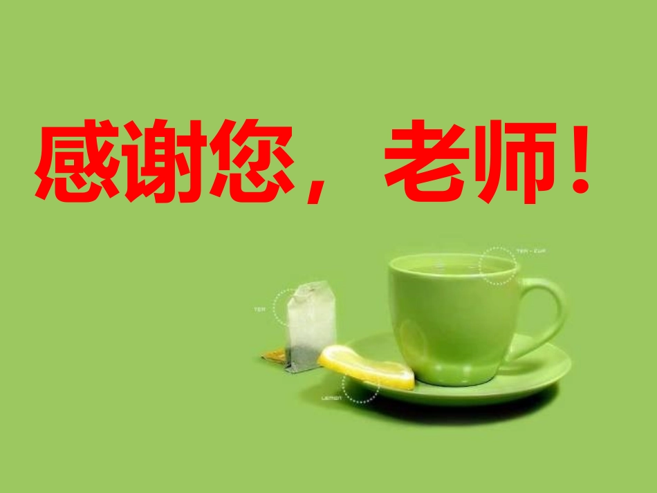 感谢您-老师_第1页
