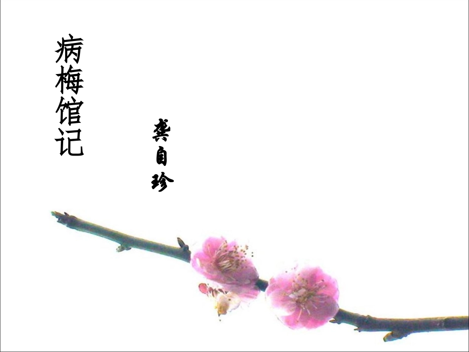 十七病梅馆记_第1页
