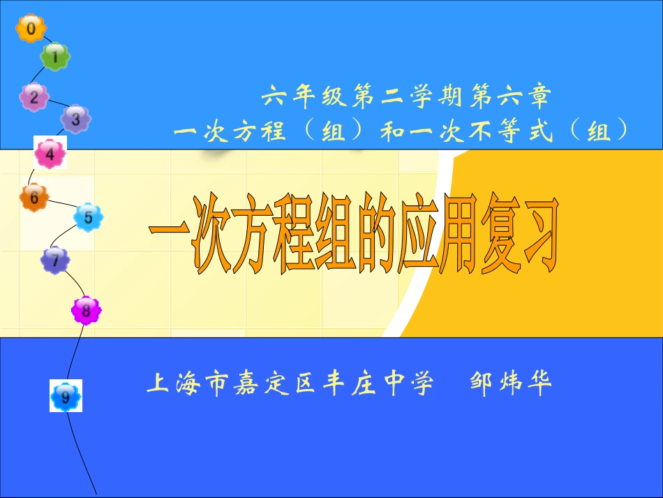 6.11一次方程组的应用_第1页