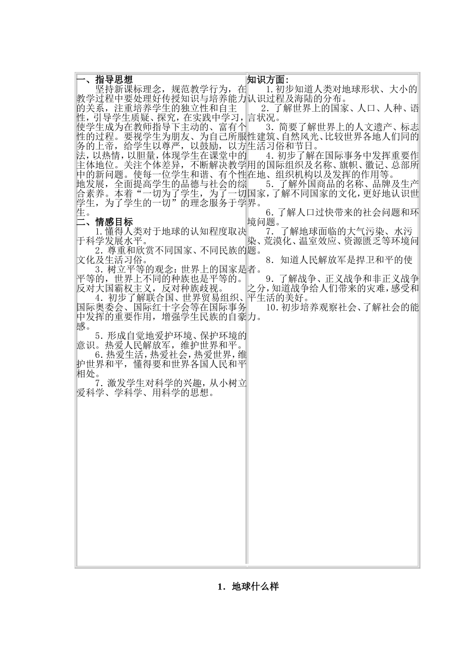 未来出版社六年级品德与社会下册教案_第2页