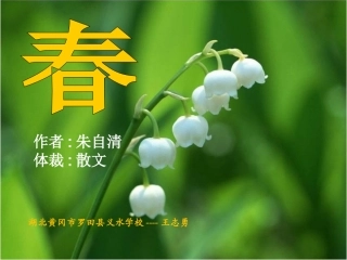 王老师春课件