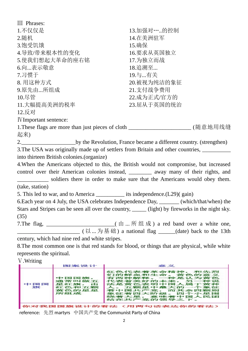 Reading(1)：Nationalflags-coloursandcultures_第2页