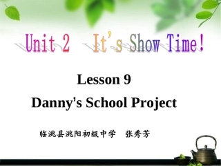 Lesson9Danny’sSchoolProject