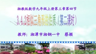 3.4.2相似三角形的性质
