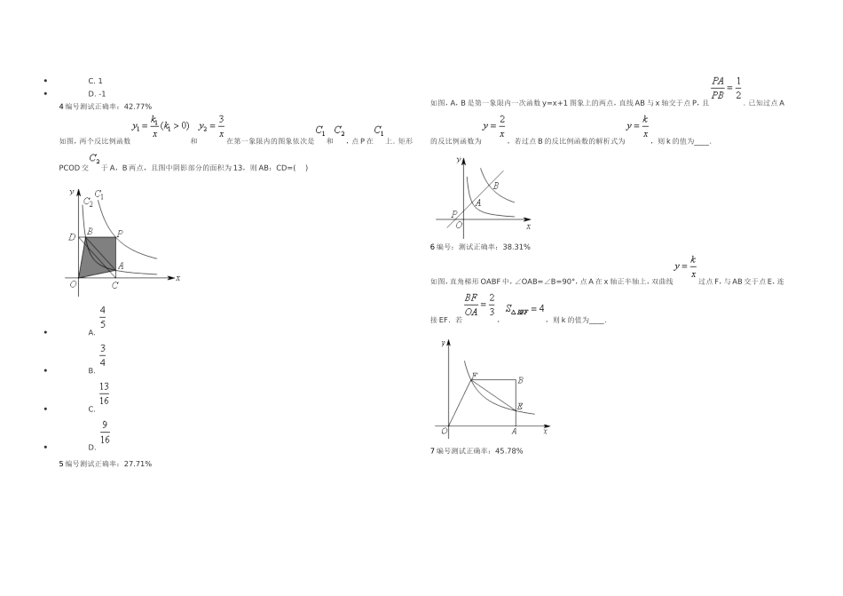 反比例函数与几何综合_第2页