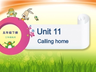 Unit11Callinghome