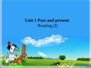 Reading1：Timeshavechanged