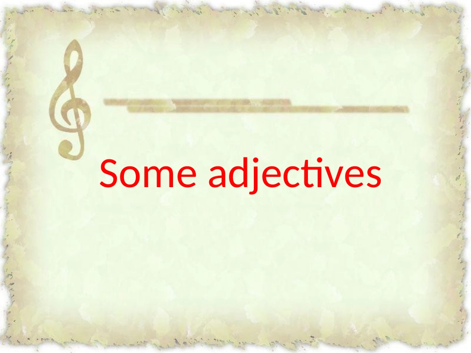 some-adjectives_第1页