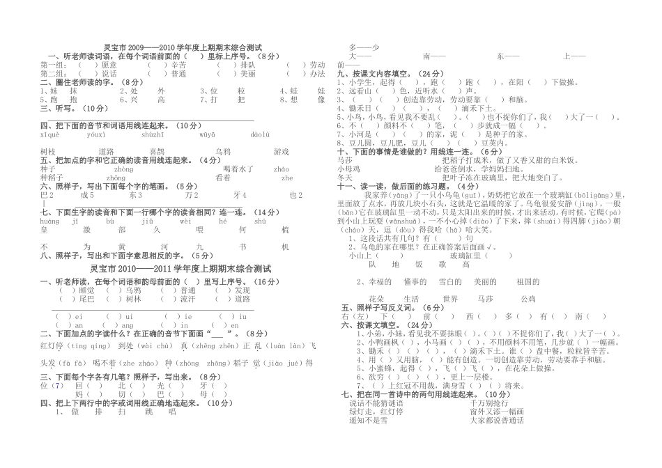 灵宝市2009_第1页