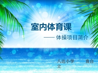 第六节体操运动