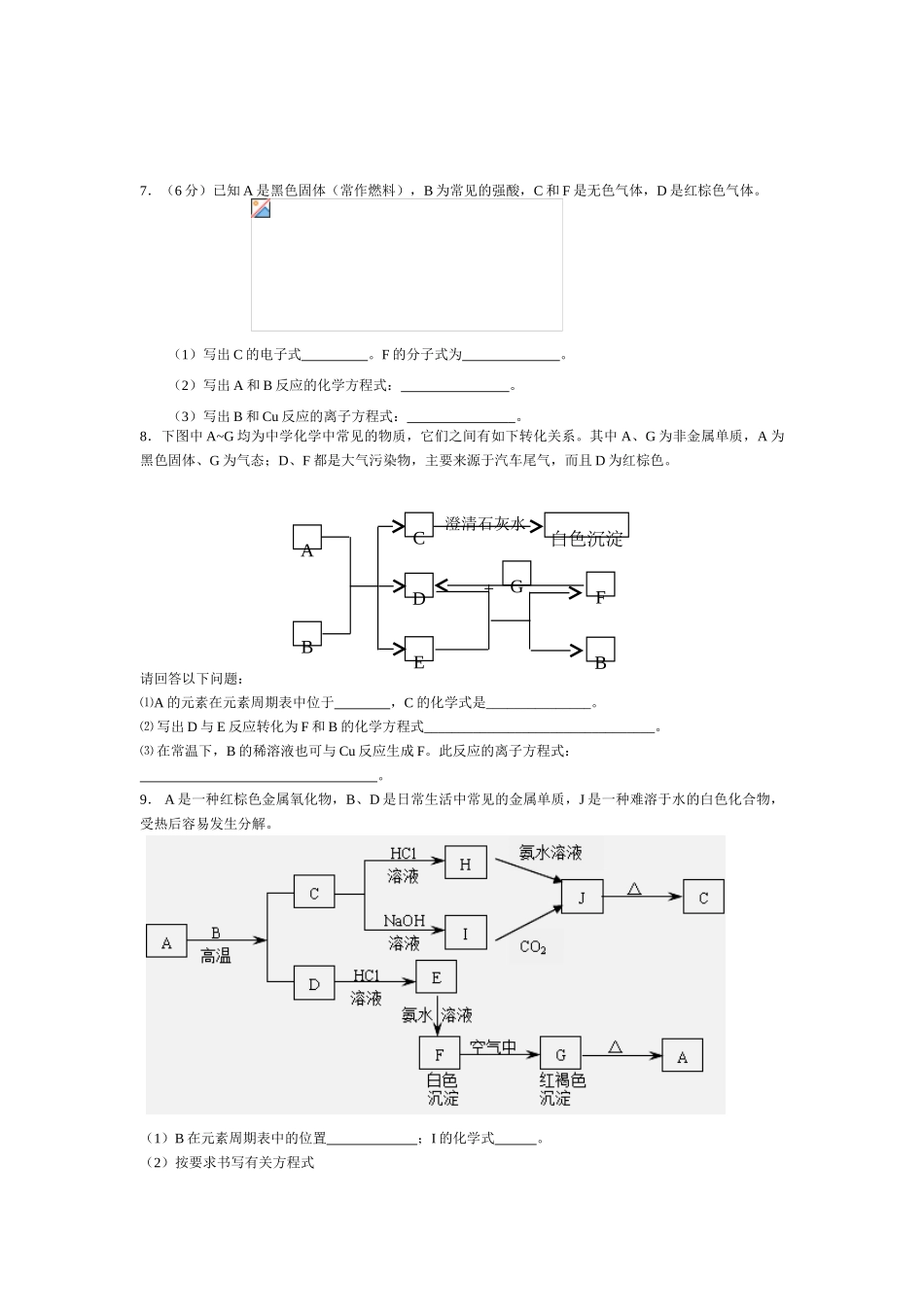 江苏省高三化学学业水平辅导13综合全国通用_第3页