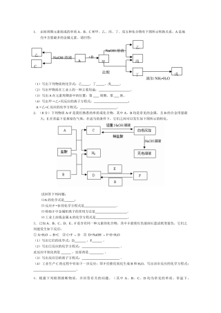 江苏省高三化学学业水平辅导13综合全国通用