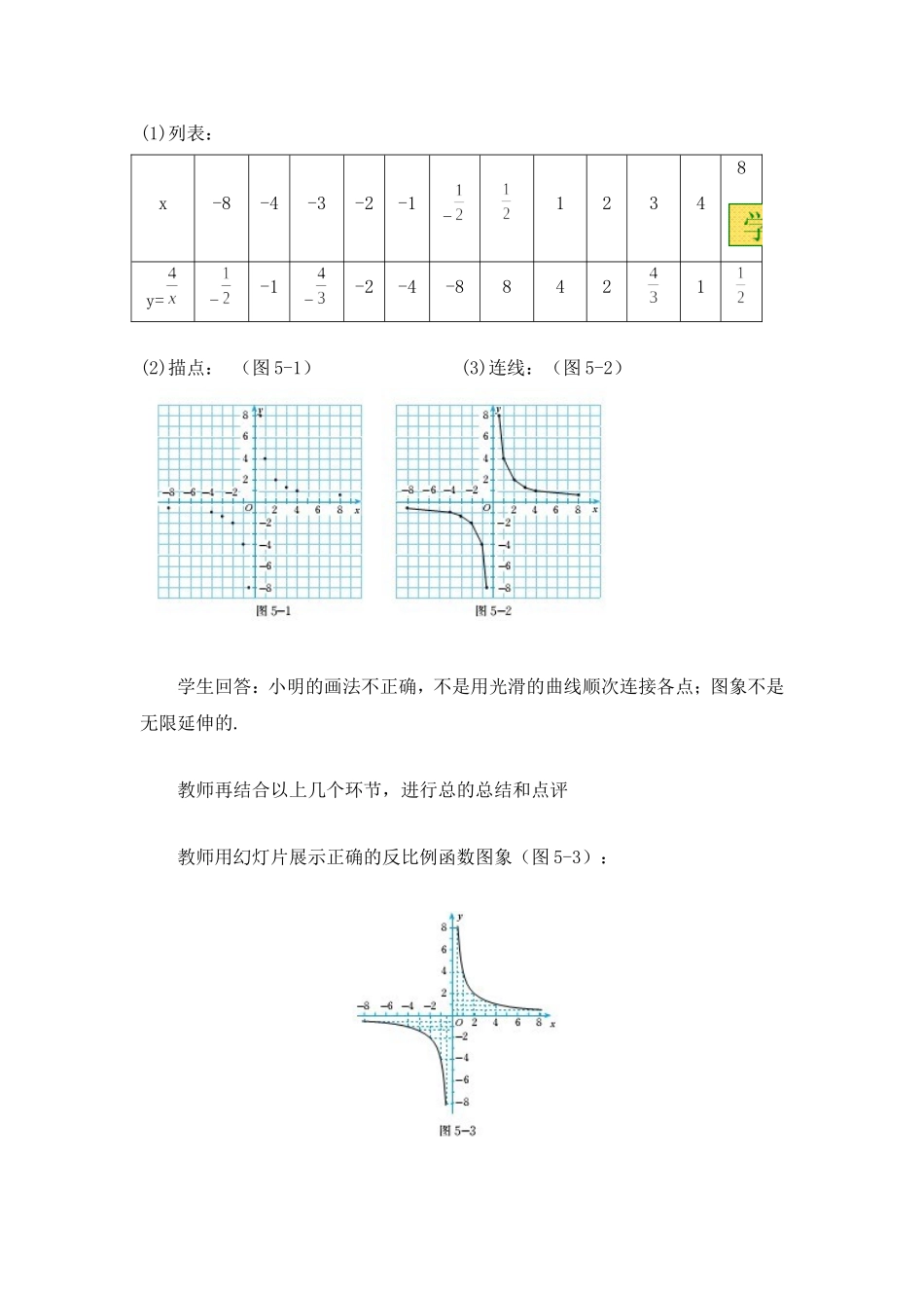 反比例函数的图像与性质一_第3页