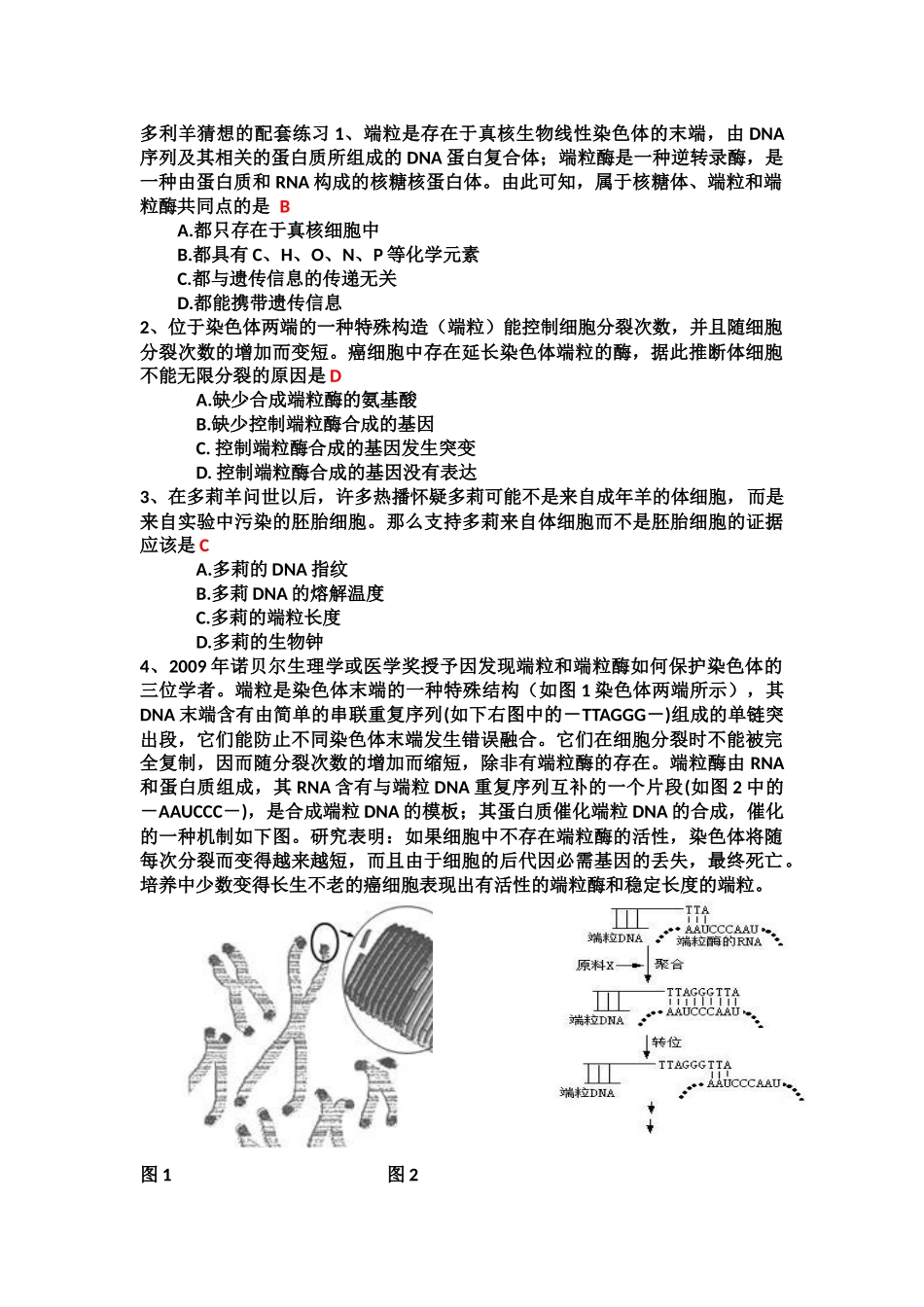 拓展视野-多利羊猜想_第1页