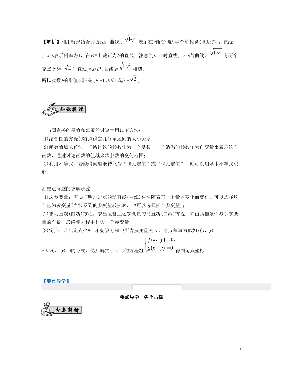 （江苏专用）高考数学大一轮复习 第十章 解析几何初步 第59课 直线与圆的综合问题 文-人教版高三全册数学试题_第2页