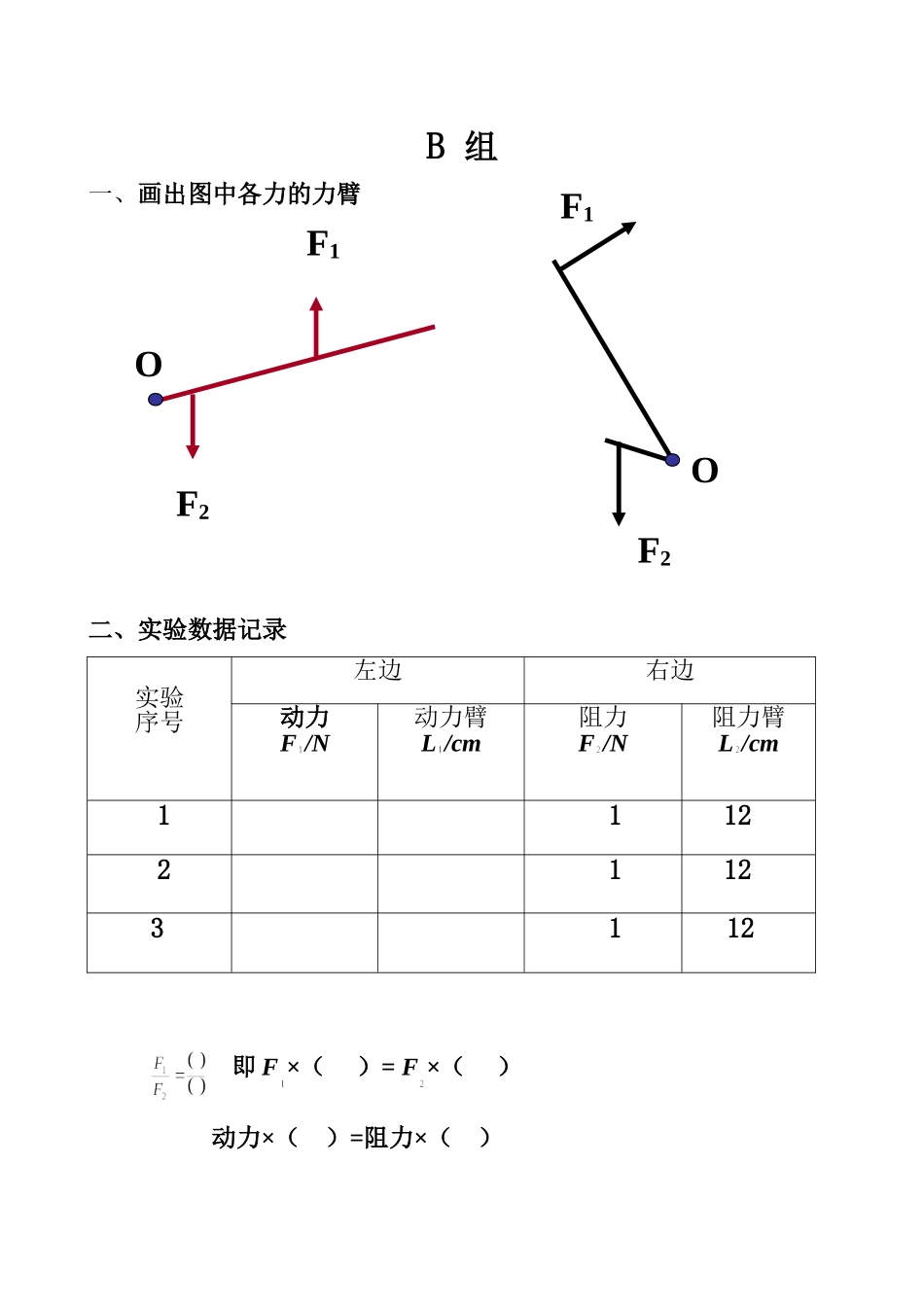 5.探究杠杆的平衡条件_第2页