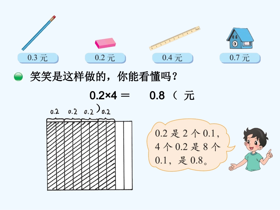 小学数学北师大2011课标版四年级《买文具》课件-(3)_第3页
