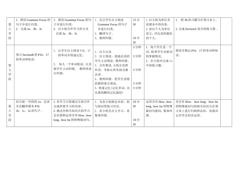 七年级英语unit3导学案_第3页
