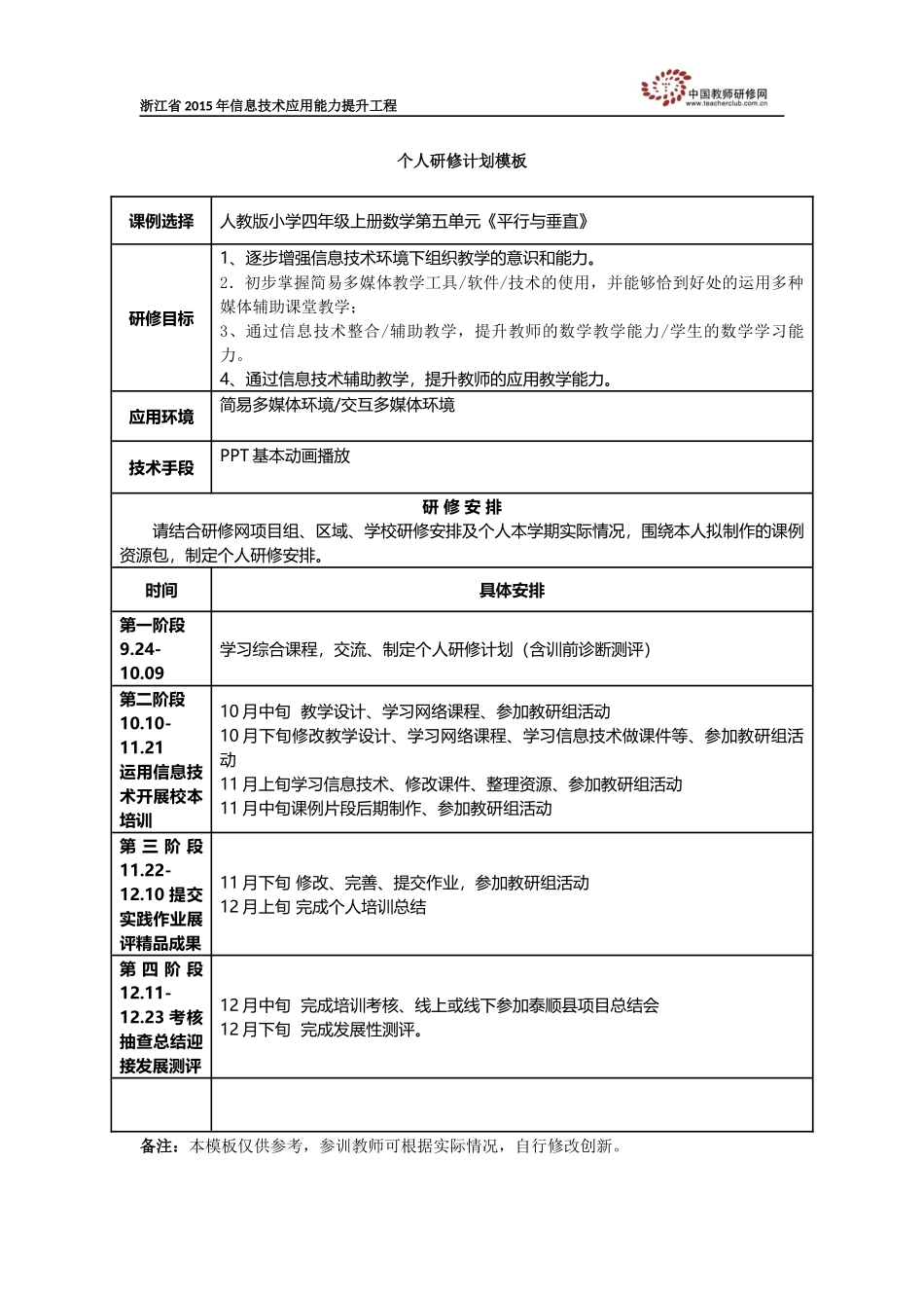 陈春娥个人研修计划_第1页