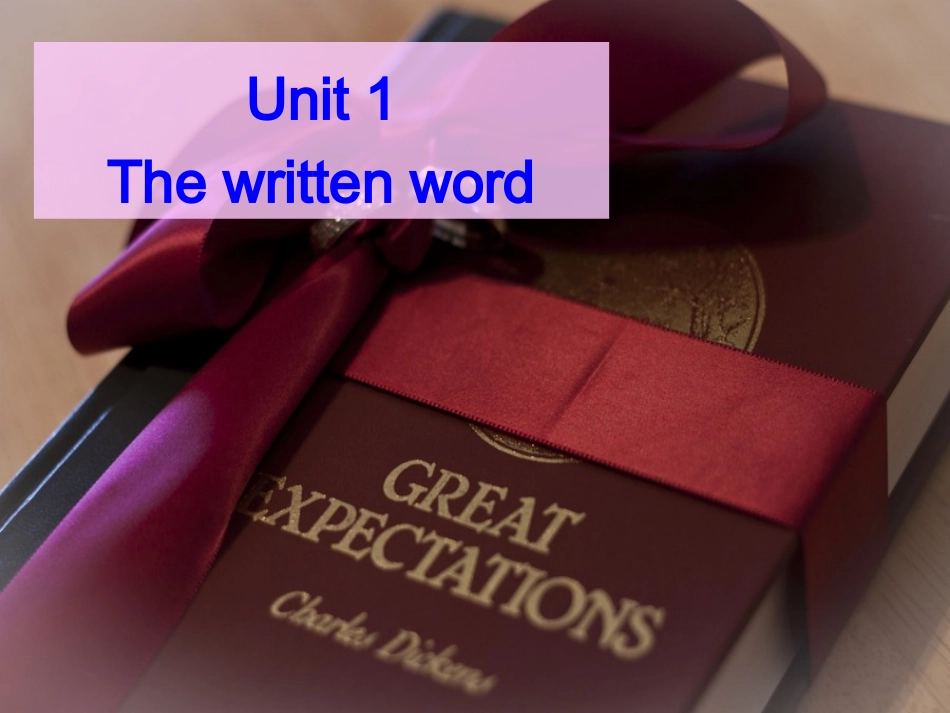 Reading(2)：Appreciatingliterature_第1页