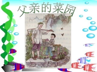 人教四下《28-父亲的菜园》ppt课件1