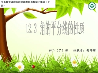 探究角的平分线的性质