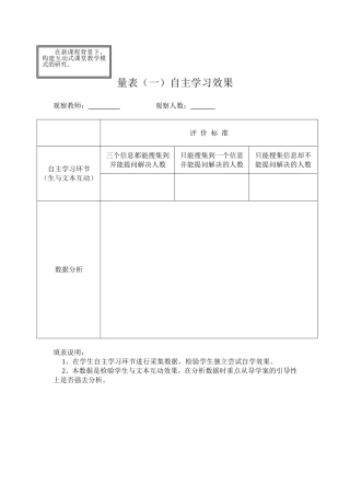 用7、8、9口诀求商课题实验课量表