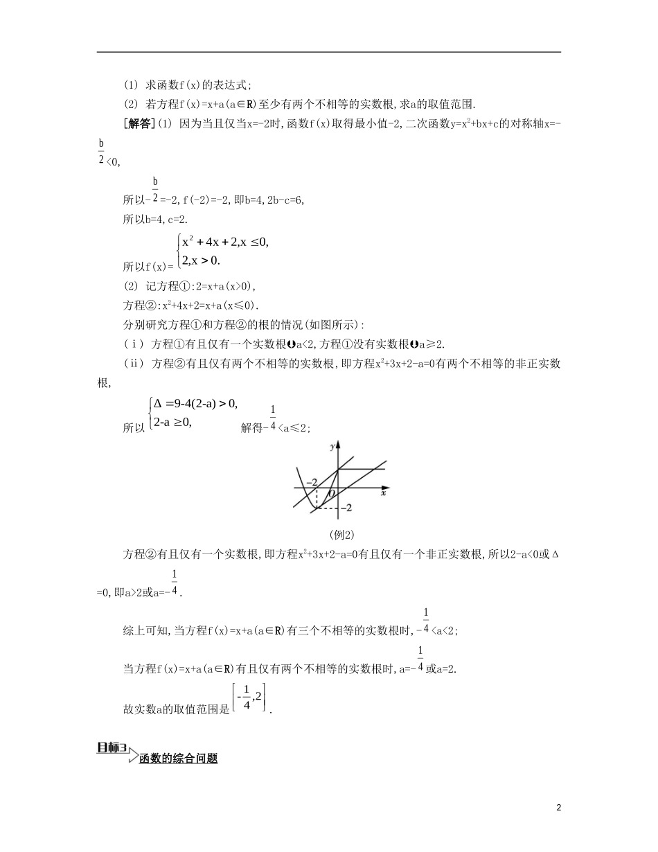 （江苏专用）高考数学大一轮复习 第二章 第15课 函数的综合应用要点导学-人教版高三全册数学试题_第2页