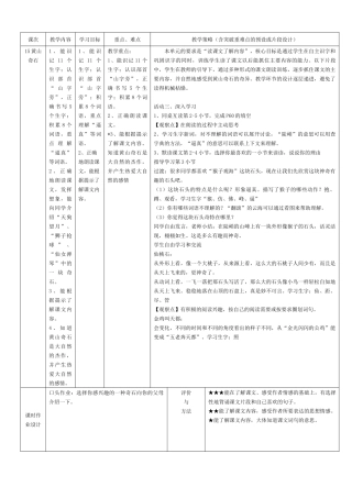 姜老师“国培研修”第二研修计划教学方案设计《黄山奇石》