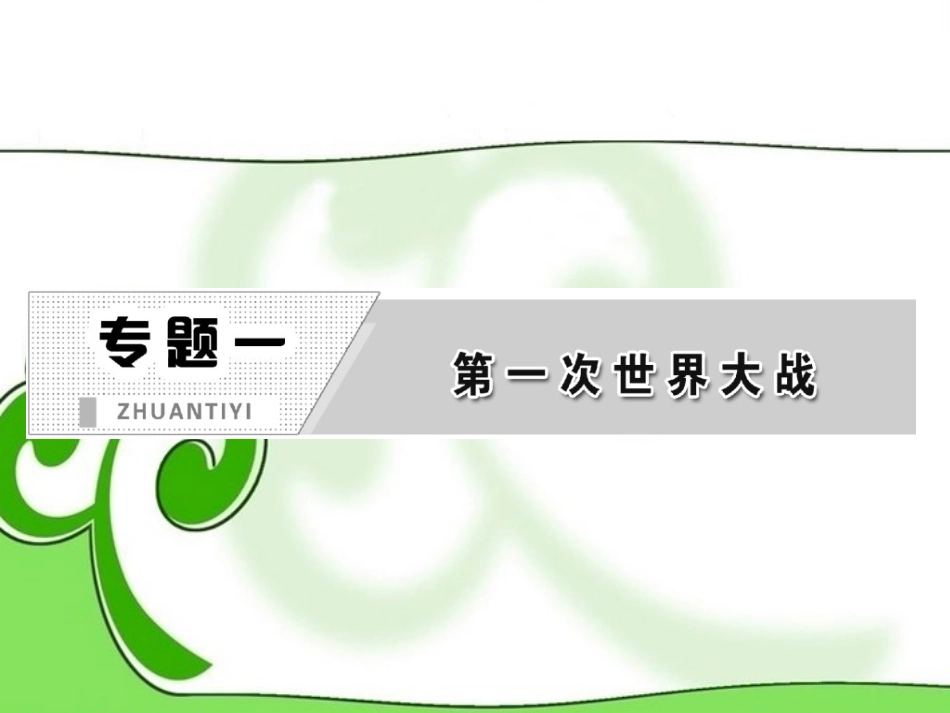 【三维设计】2013高中历史-专题一-第一次世界大战-第二课-第一次世界大战的经过课件-人民版选修3_第2页