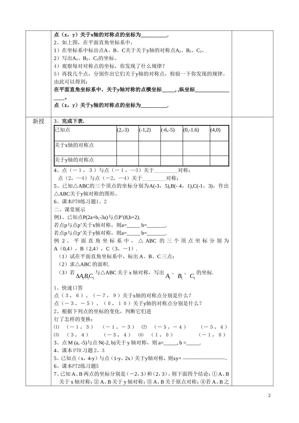 用轴对称表示坐标_第2页
