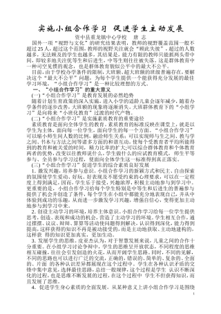 实施小组合作学习(2)