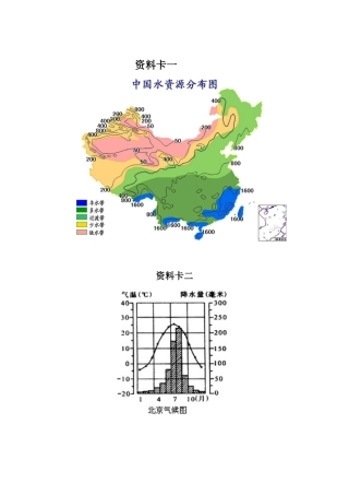第二课日益严峻的资源问题