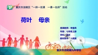 (部编)初中语文人教2011课标版七年级上册荷叶母亲-(4)